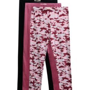 Kidz Concepts One Step Up Big Girls Leggings 3 Pack